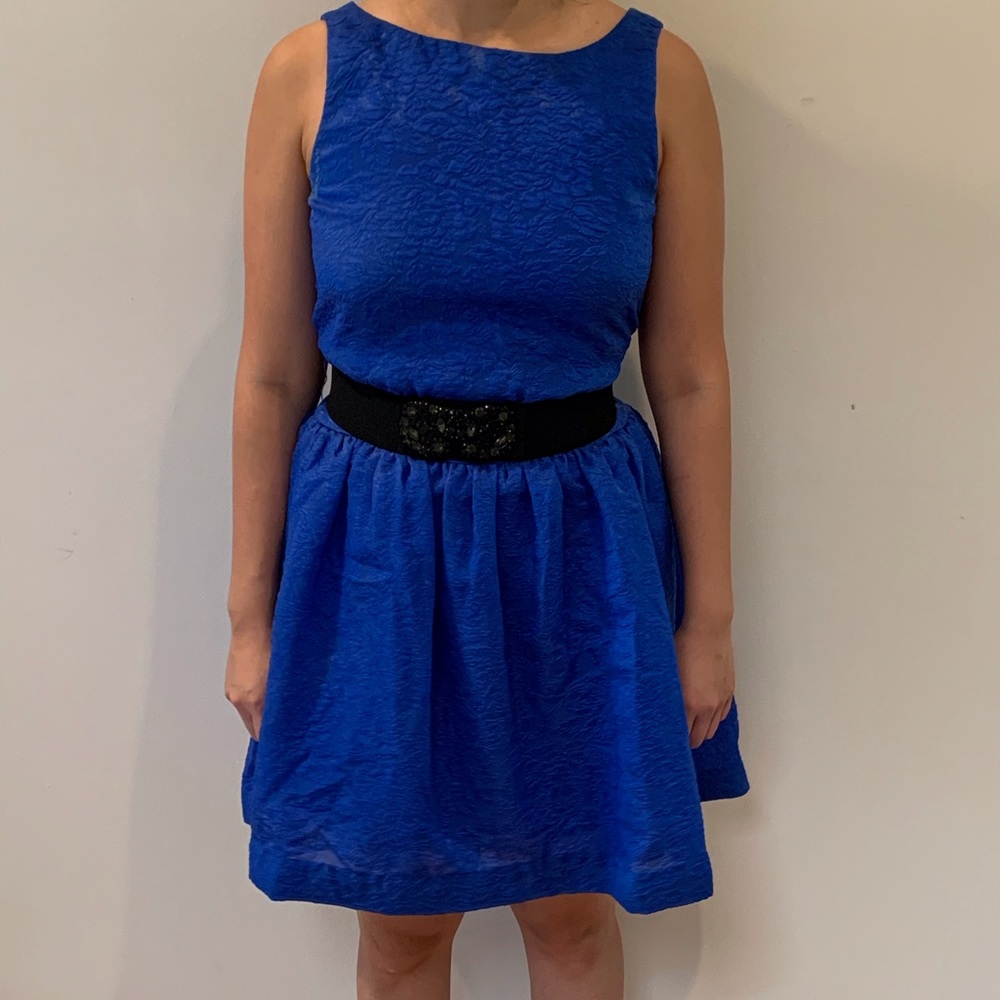 BCBG cobalt blue dress